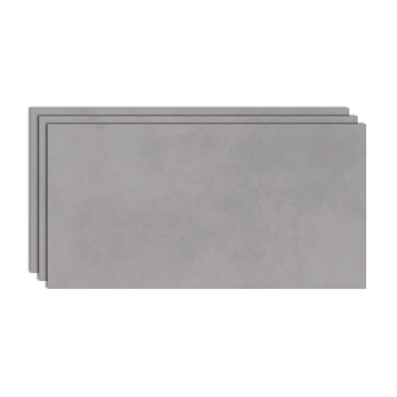 Solid Color Rectangle Floor Tile Straight Edge Indoor Floor Tile