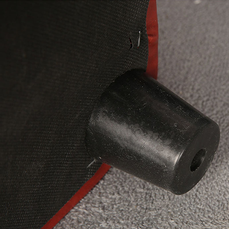 Modern Square Pouf Pure Color Tufted Upholstered Faux Leather Cube Ottoman