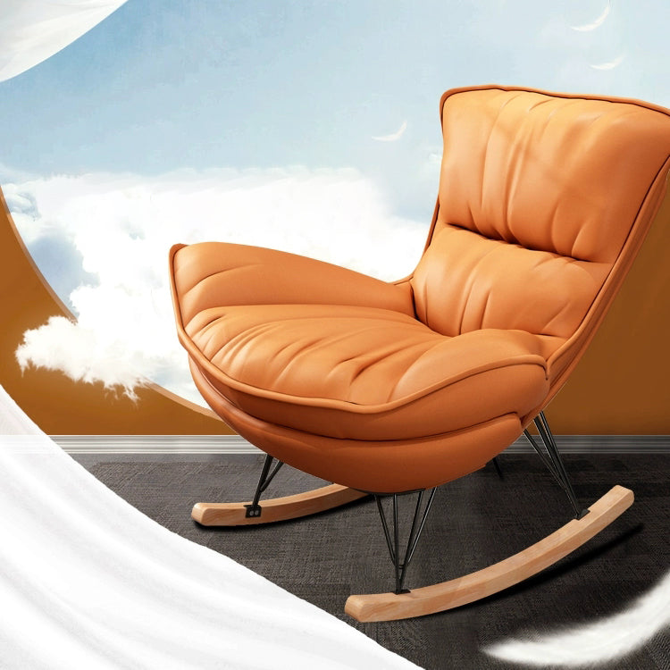 Modern Glider Chair Upholstered Button-Tufted Removable Cushions Rocking Chair