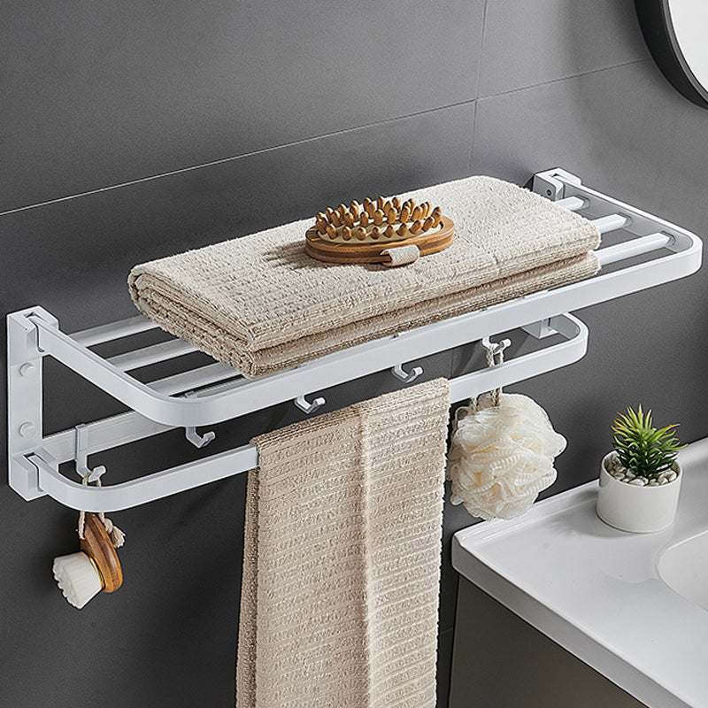 Modern Bathroom Accessory Kit Towel Bar Bath Shelf White Bathroom Accessory Set