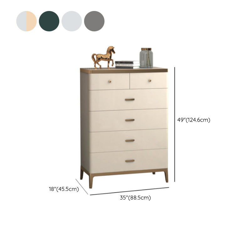 Modern Style Storage Chest Dresser Solid Wood Storage Chest for Bedroom