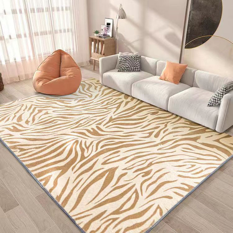 Modern Black Rug Polyester Diamond Area Rug Washable Rug for Home Decor