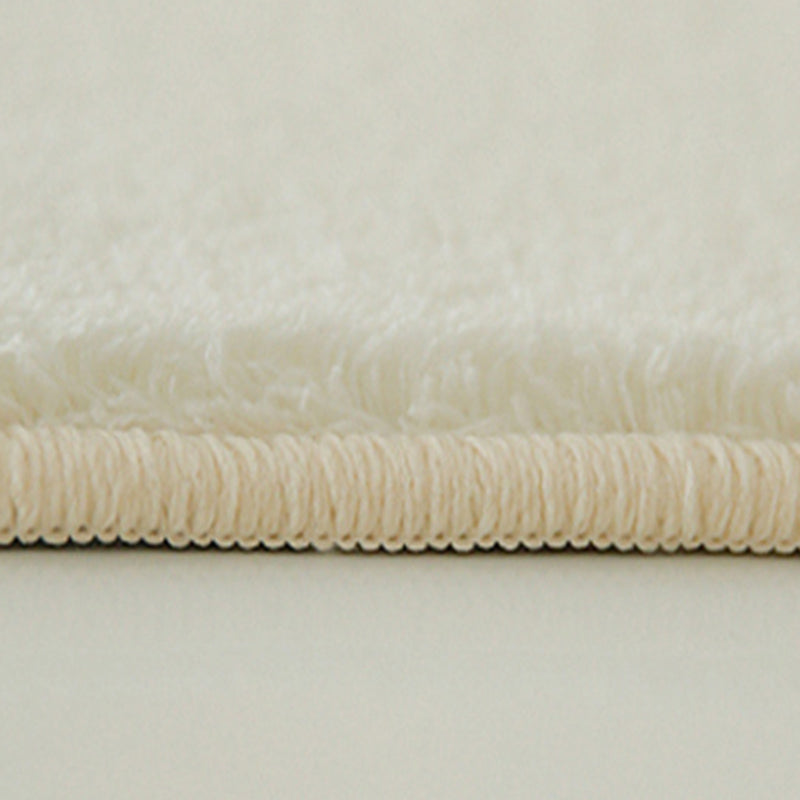 Light Grey Modern Rug Polyester Pattern Rug Tear Resistant Rug for Living Room