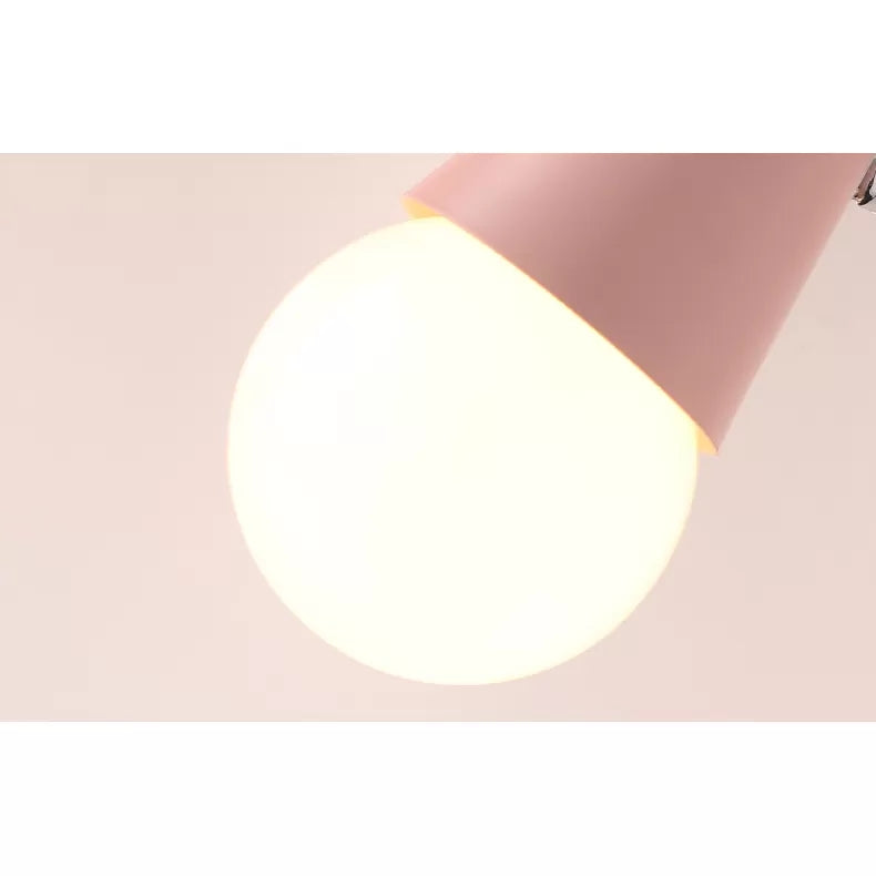 Luce di applique del cono in metallo con corna 1 lampadina per un letto di parete percorso nordico per letto