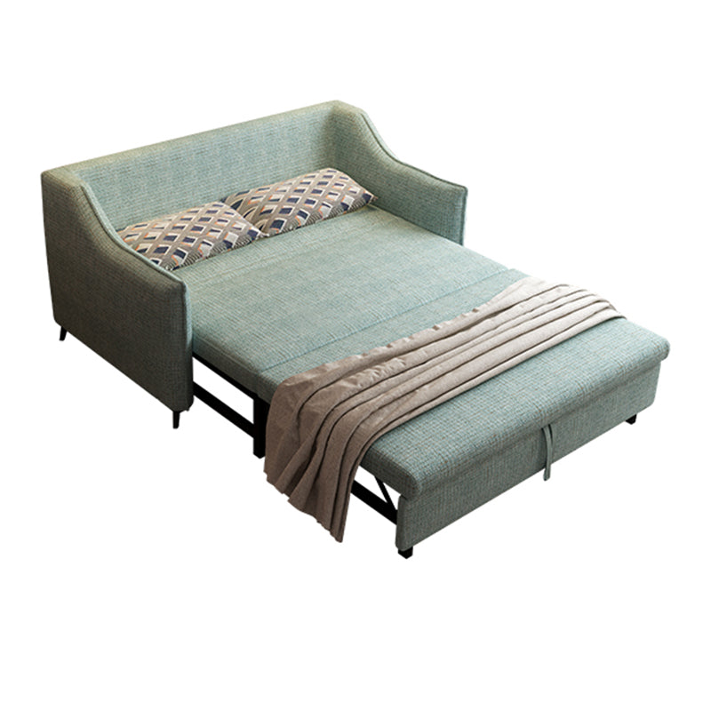 37" Wide Scandinavian Futon Sofa Bed Pillow Back Sleeper Sofa