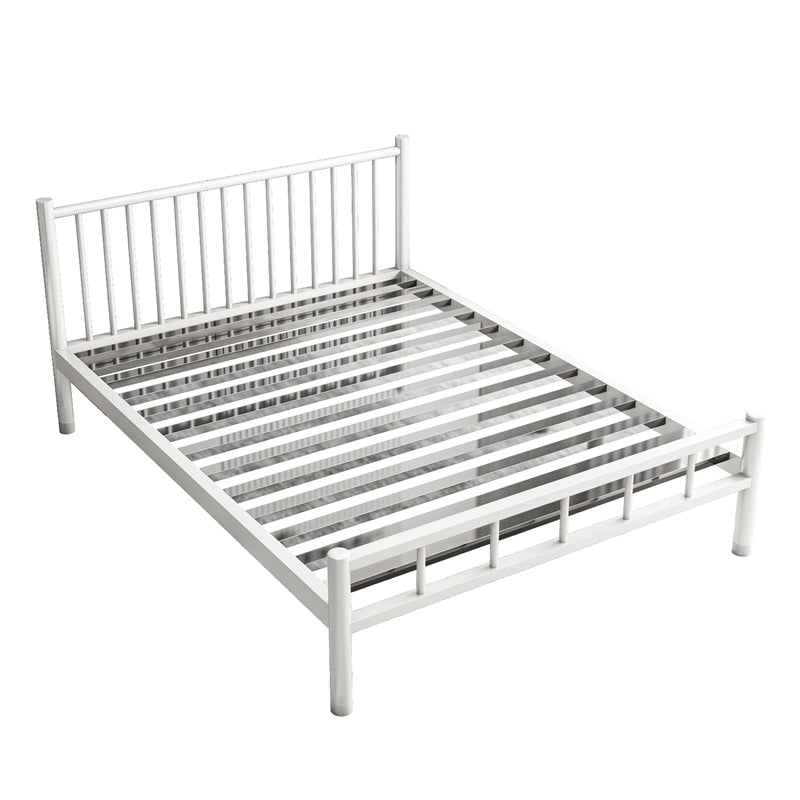 Metal Contemporary Standard Bed with Metal Legs Bed Frame with Headboard