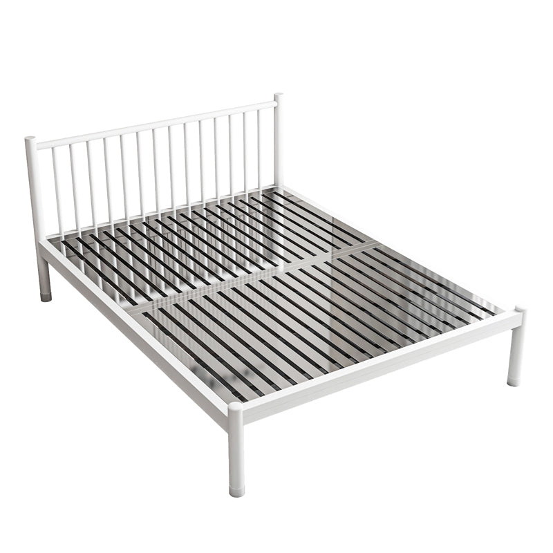 Metal Contemporary Standard Bed with Metal Legs Bed Frame with Headboard