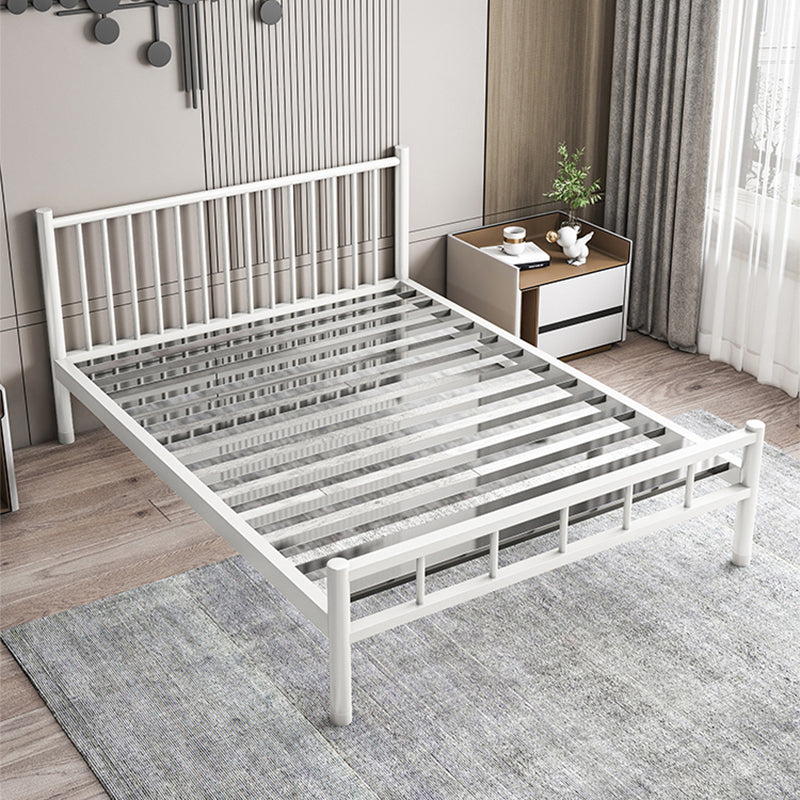 Metal Contemporary Standard Bed with Metal Legs Bed Frame with Headboard