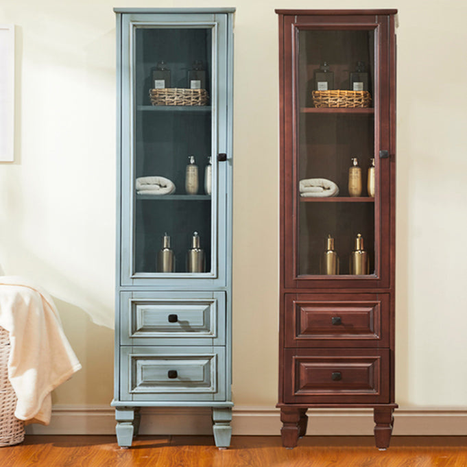 Mid-Century Modern Accent Cabinet Rectangle Cabinet with Storage