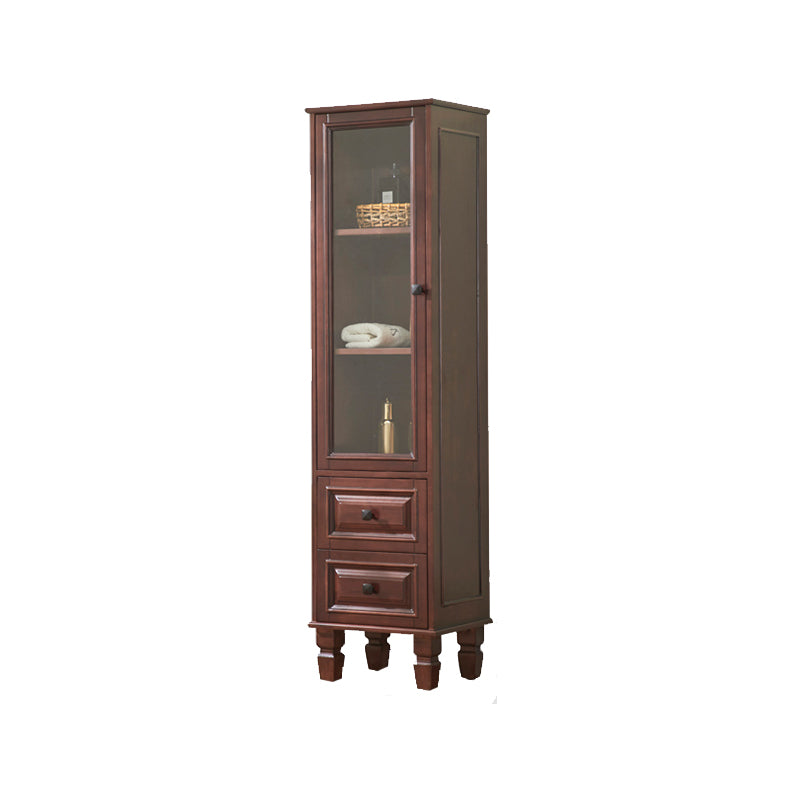 Mid-Century Modern Accent Cabinet Rectangle Cabinet with Storage