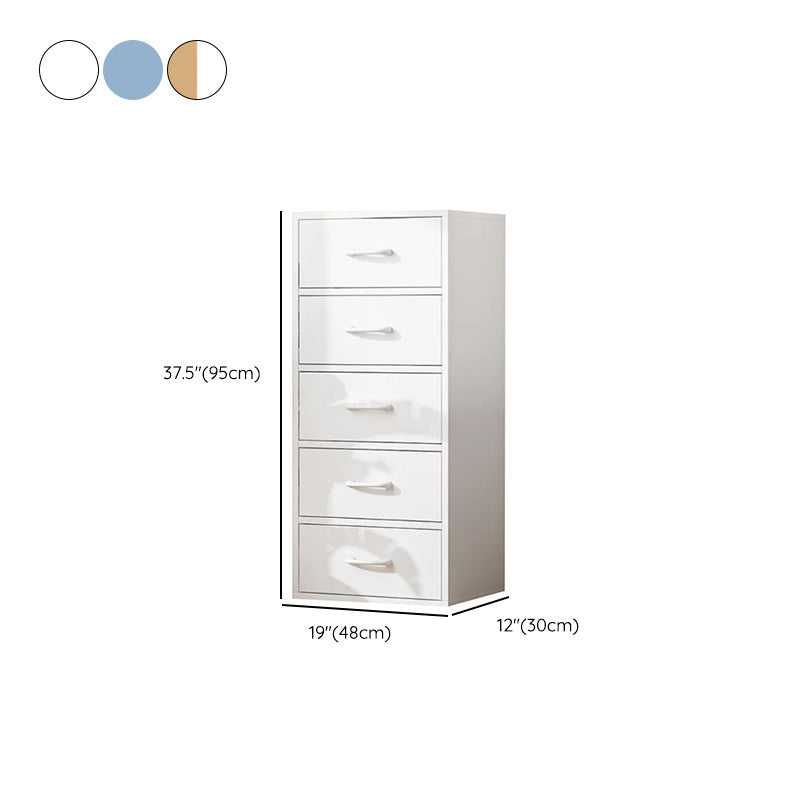 Contemporary Simple Rectangular Wood Cabinet with Doors and Drawers