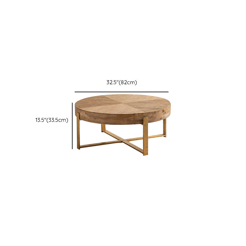 Contemporary Solid Wood Cocktail Table Light Wood Distressed Coffee Table