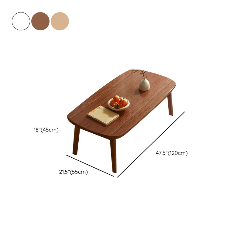 Contemporary Coffee or End Table Artificial Wood Coffee Table with Four Legs