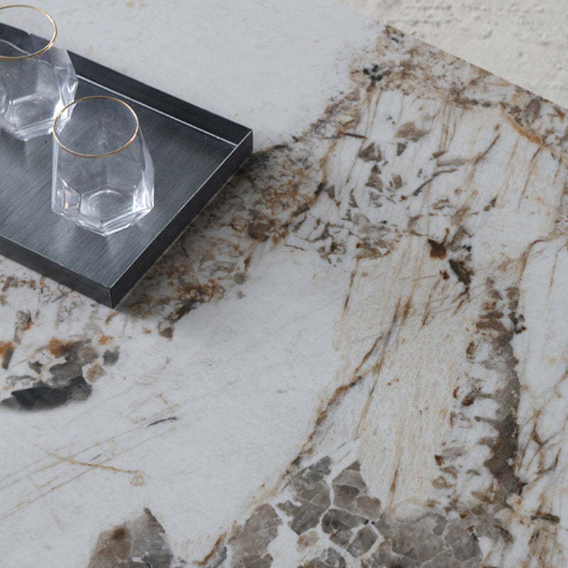 Contemporary Slate Rectangle Coffee Table Standard Single Coffee Table