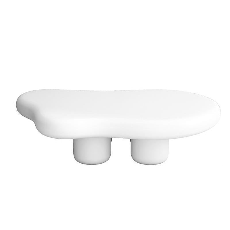 Modern No Distressing End Table Naturally Shaped Side Table for Living Room