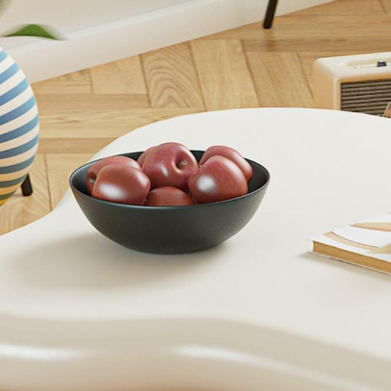 Modern No Distressing End Table Naturally Shaped Side Table for Living Room