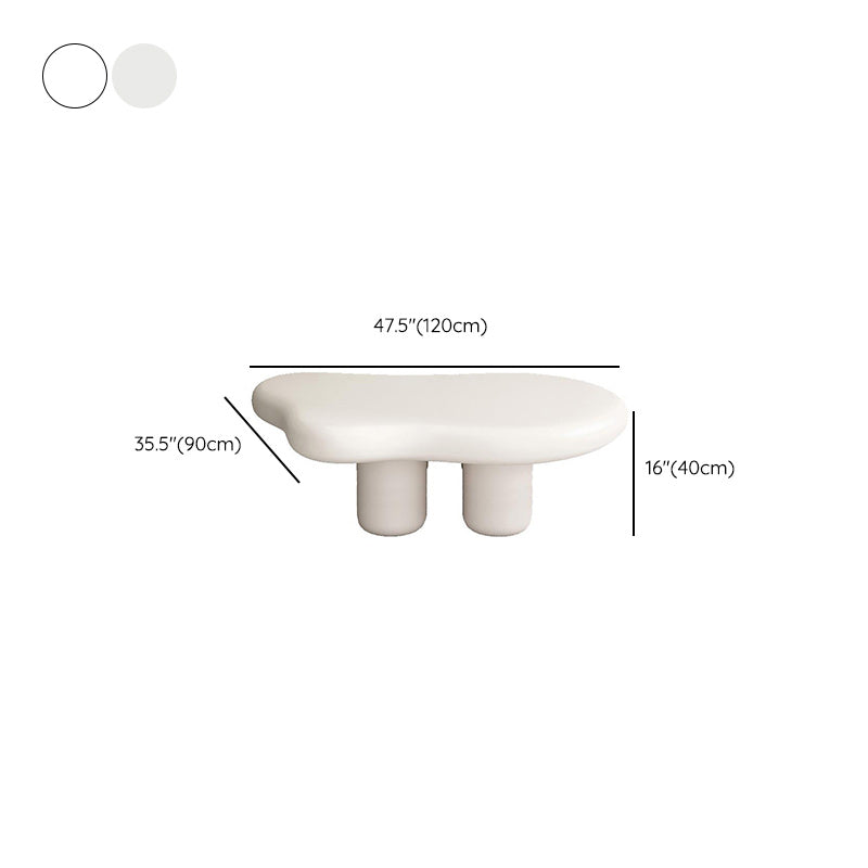Modern No Distressing End Table Naturally Shaped Side Table for Living Room