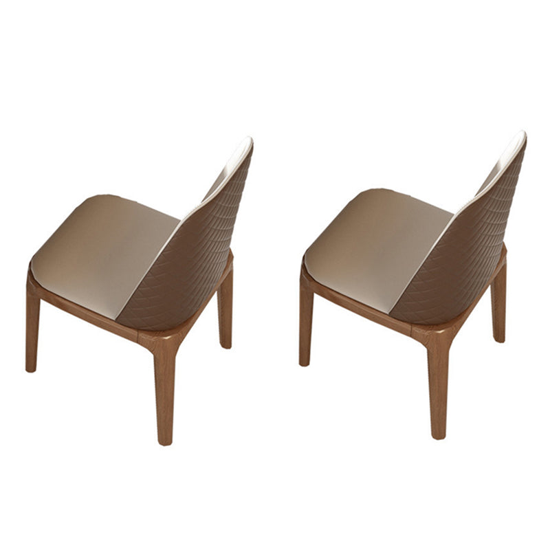 Modern Style Rectangle Table Set 1/2/5/7 Pieces Dining Set with Wood Legs