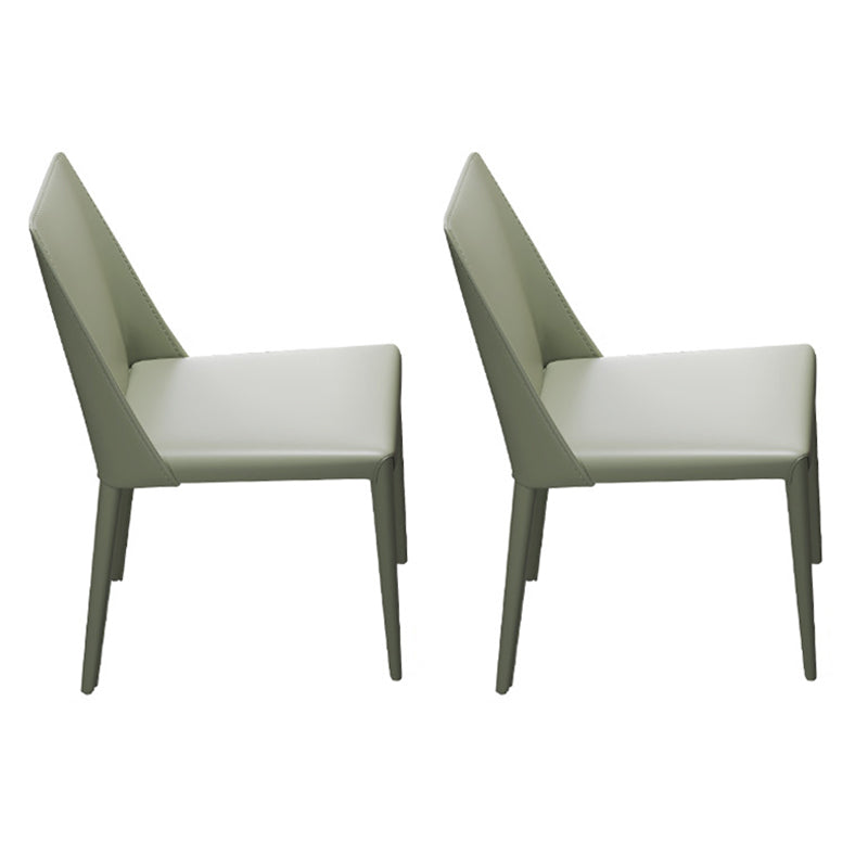 Contemporary 1/2/5 Pieces Furniture Stone Rectangle Dining Chairs Set in White