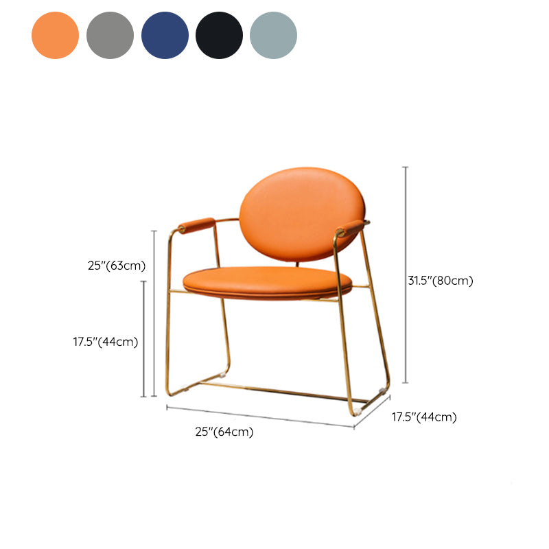 Indoor Glam Dining Chair King Louis Back Arm Chair with Upholstered