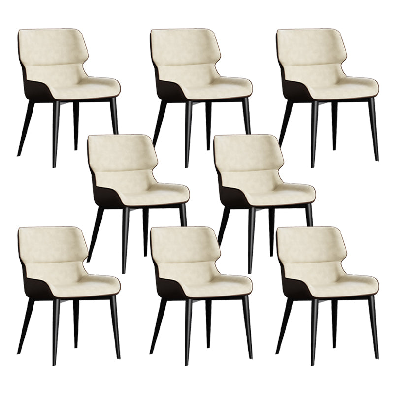 Contemporary Dining Room Armless Chair Dining Chairs with Upholstered