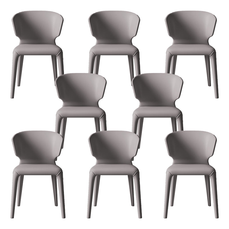 Kitchen Faux Leather Dining Chairs Home Side Chair with Upholstered