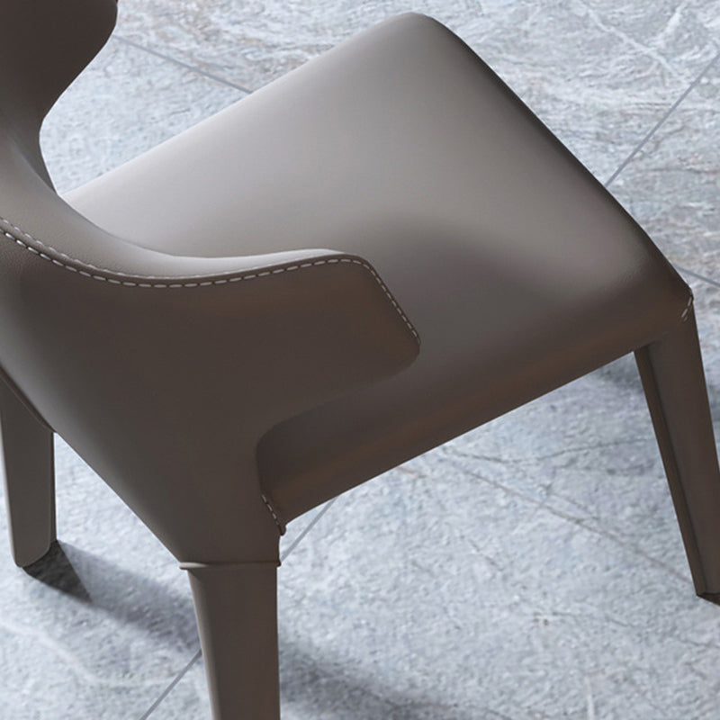 Kitchen Faux Leather Dining Chairs Home Side Chair with Upholstered