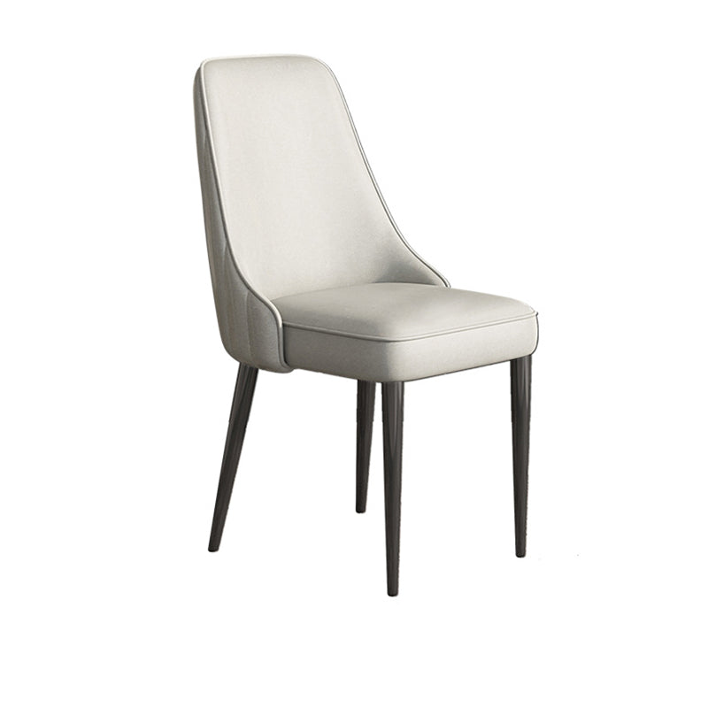 Glam Dining and Accent Chairs Indoor Parsons Curved Side Chair