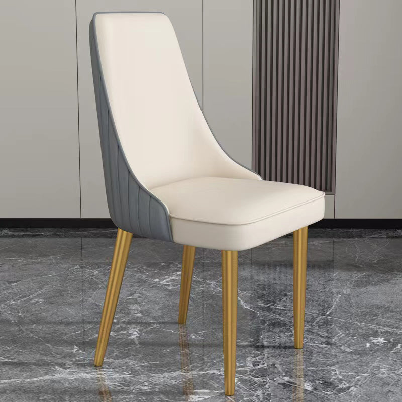 Glam Dining and Accent Chairs Indoor Parsons Curved Side Chair