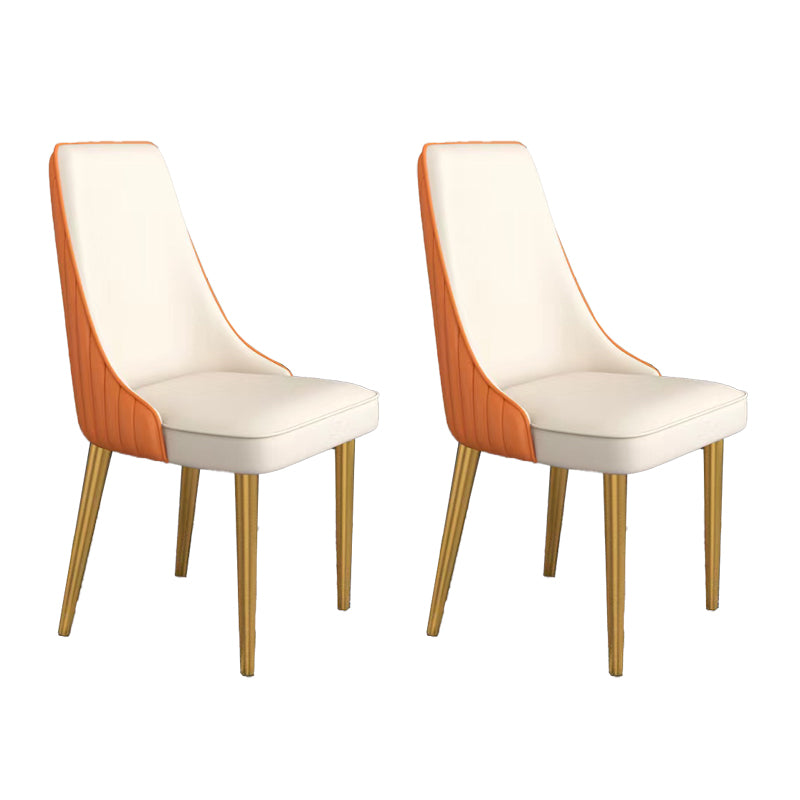 Glam Dining and Accent Chairs Indoor Parsons Curved Side Chair