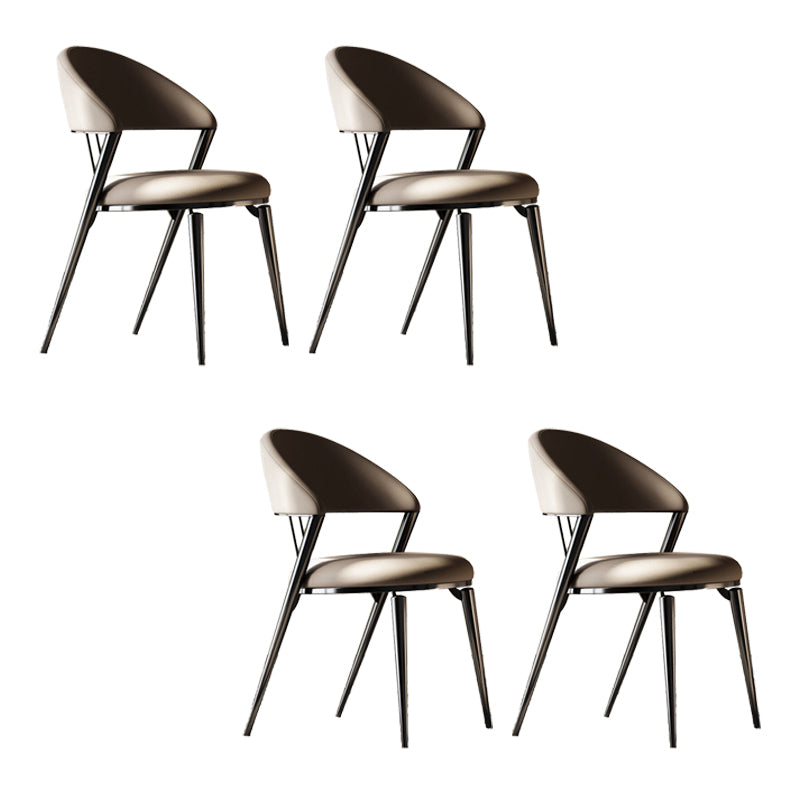 Home Dining Room Side Chair Open Back Dining Upholstered Chair