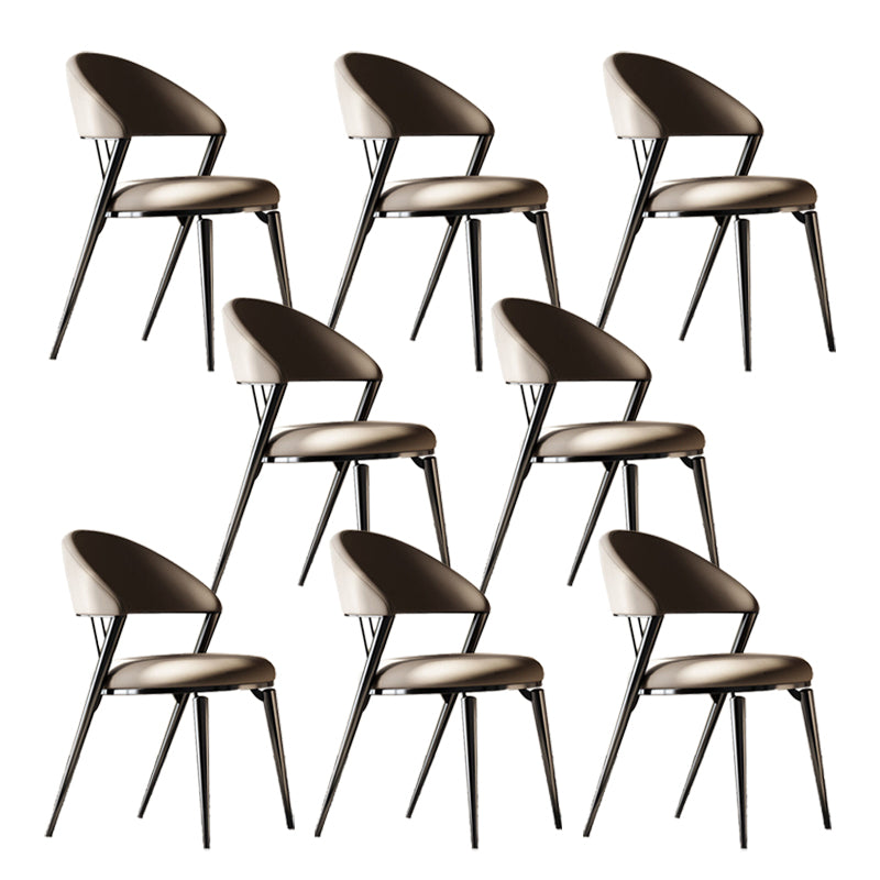 Home Dining Room Side Chair Open Back Dining Upholstered Chair