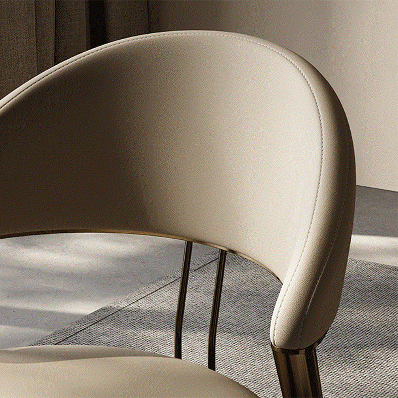 Home Dining Room Side Chair Open Back Dining Upholstered Chair