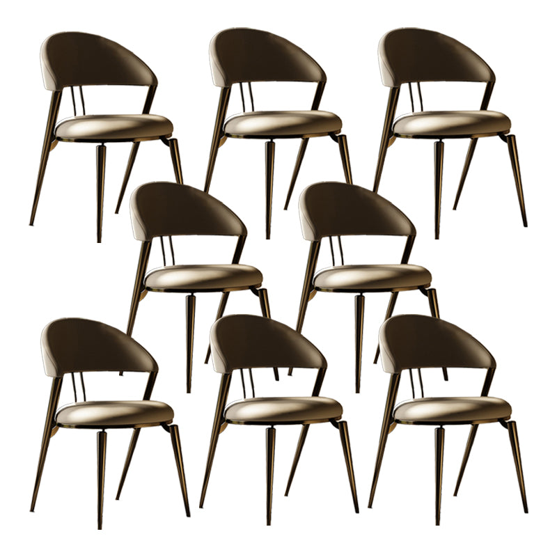 Home Dining Room Side Chair Open Back Dining Upholstered Chair