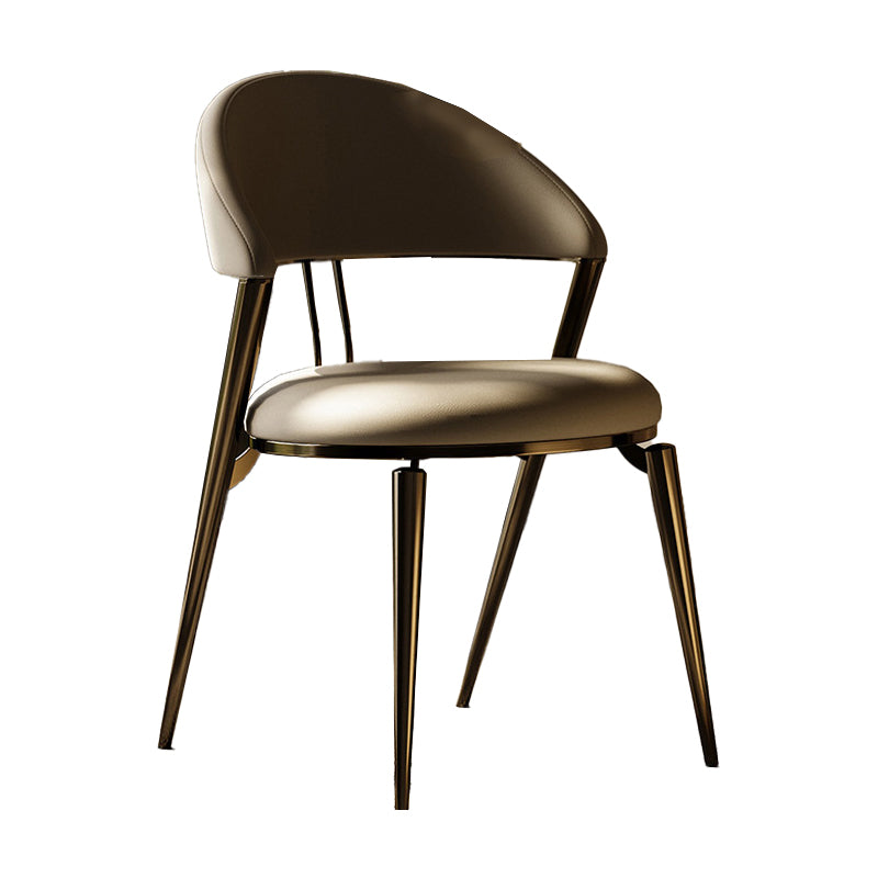 Home Dining Room Side Chair Open Back Dining Upholstered Chair