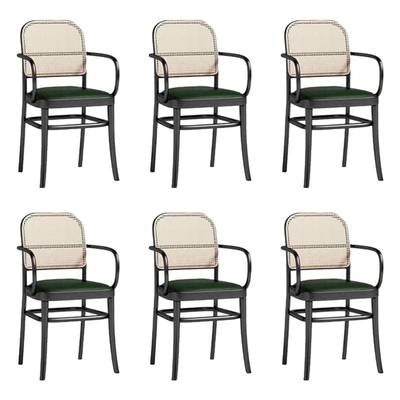 Contemporary Metal Kitchen Dining Side Chair Open Back Dining Side Chair