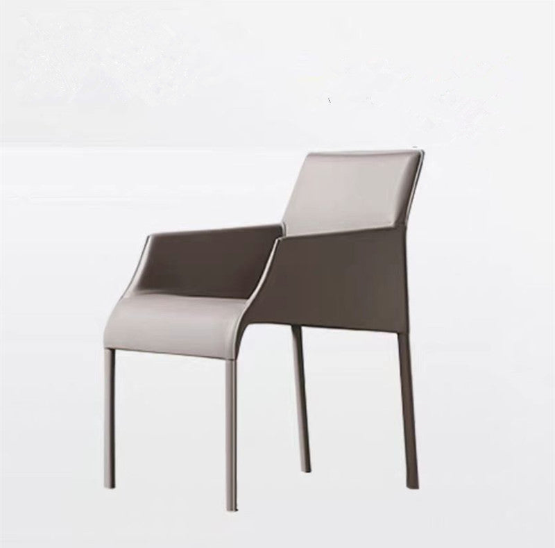 Home Faux Leather Side Chair Dining Room Parsons Dining Armchair