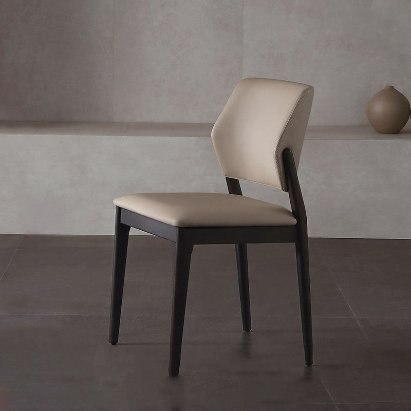 Contemporary Open Back Dining Chairs Indoor Upholstered Side Chair