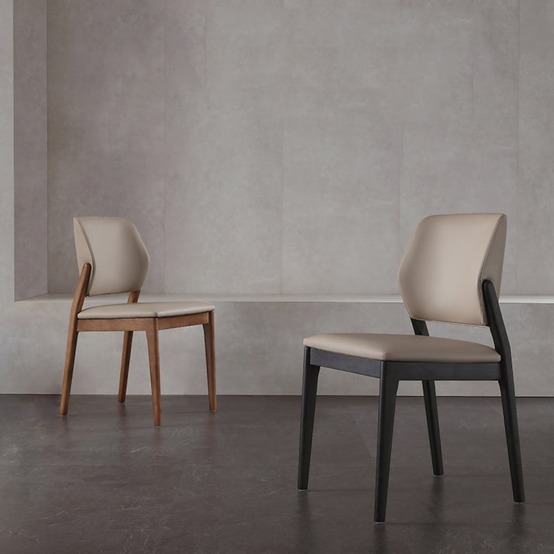 Contemporary Open Back Dining Chairs Indoor Upholstered Side Chair