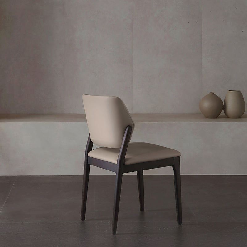 Contemporary Open Back Dining Chairs Indoor Upholstered Side Chair