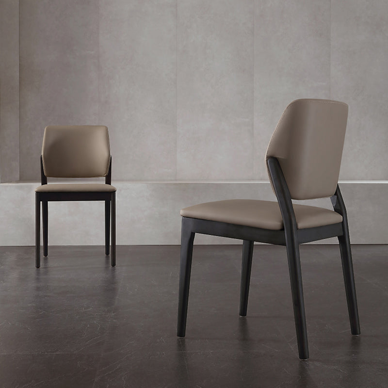 Contemporary Open Back Dining Chairs Indoor Upholstered Side Chair