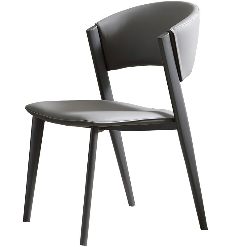 Contemporary Kitchen Dining Chairs Open Back Dining Side Chair