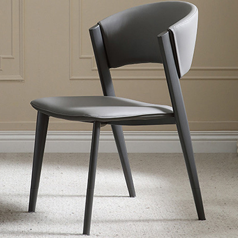 Contemporary Kitchen Dining Chairs Open Back Dining Side Chair