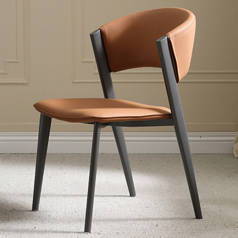 Contemporary Kitchen Dining Chairs Open Back Dining Side Chair