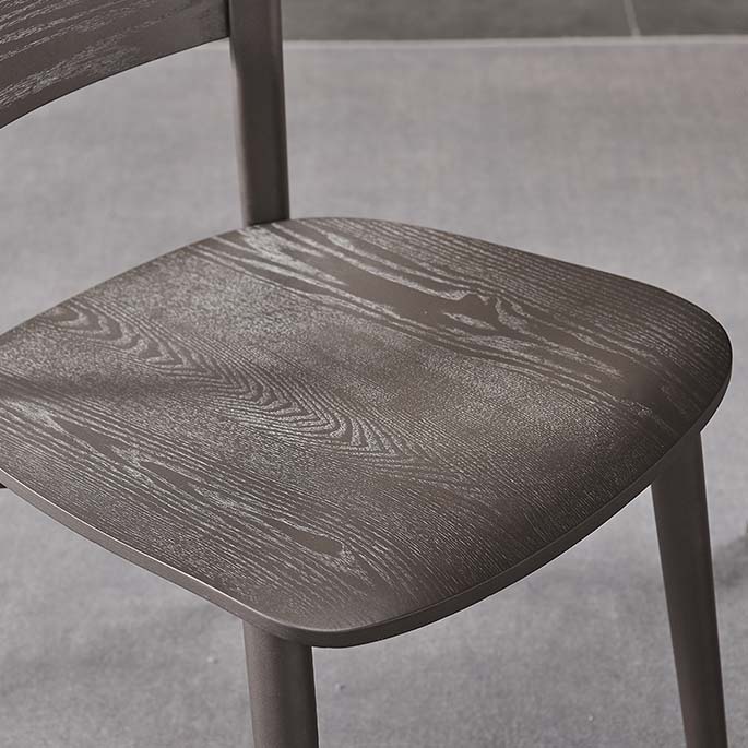 Dining Room Kitchen Side Chair Industrial Solid Wood Armless Chair