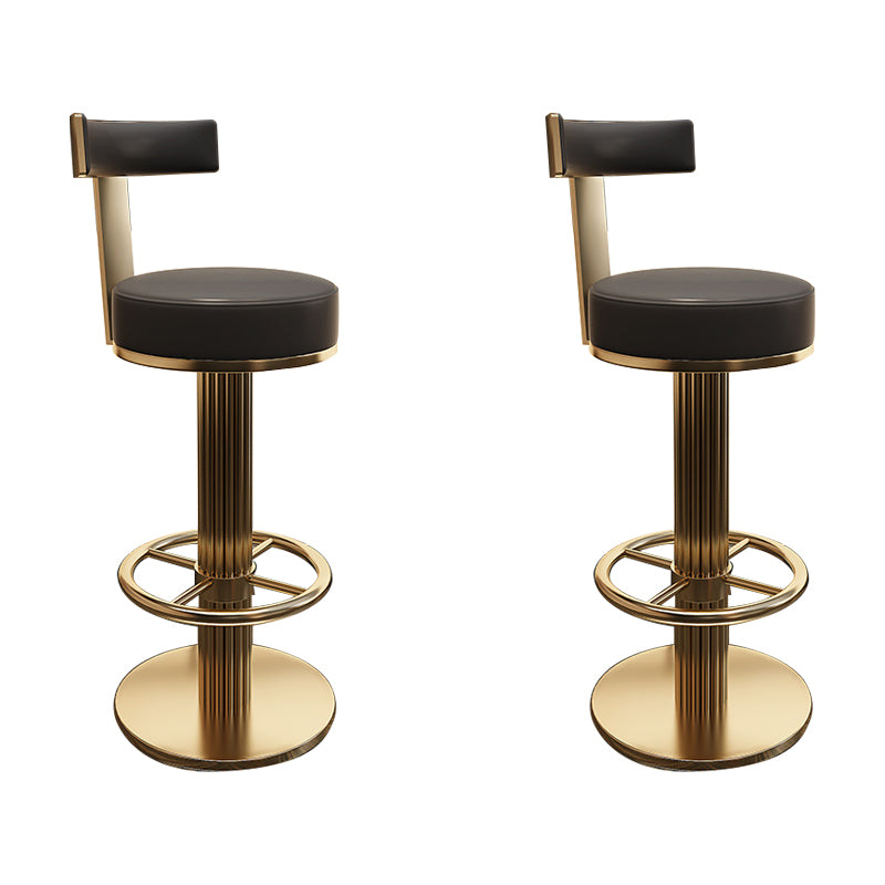 Leather Bar Stool Adjustable Height Counter Stool for Bristol