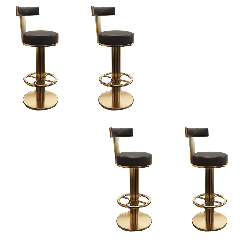 Leather Bar Stool Adjustable Height Counter Stool for Bristol