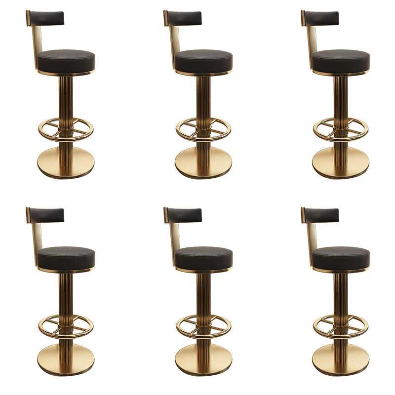 Leather Bar Stool Adjustable Height Counter Stool for Bristol