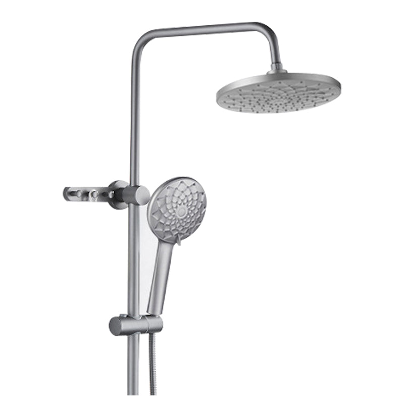 Shower System Square Adjustable Spray Pattern Massage Jet Shower System