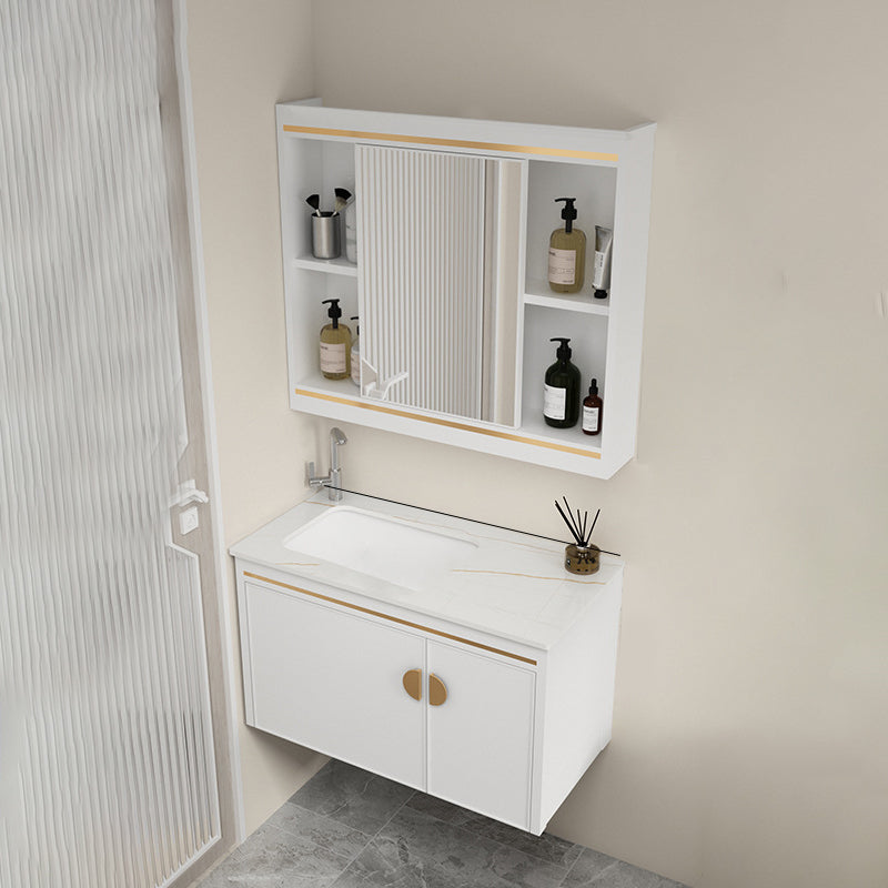 Gorgeous Sink Cabinet Free-standing Standard Space Saver Vanity with Mirror